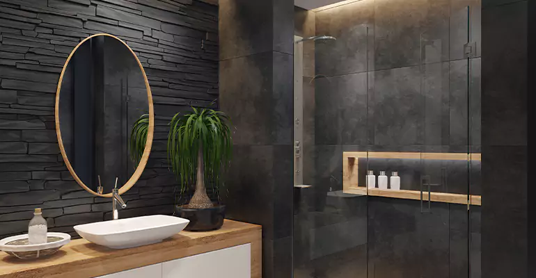 Bathroom Floor Tile Remodel in Benson