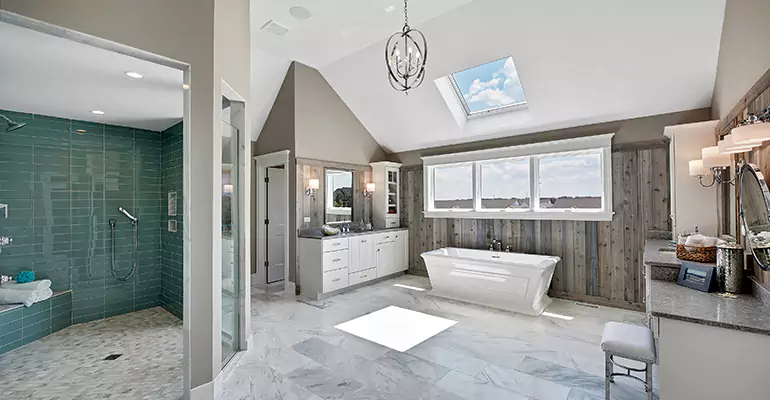 Guest Bathroom Flooring Remodel in Benson