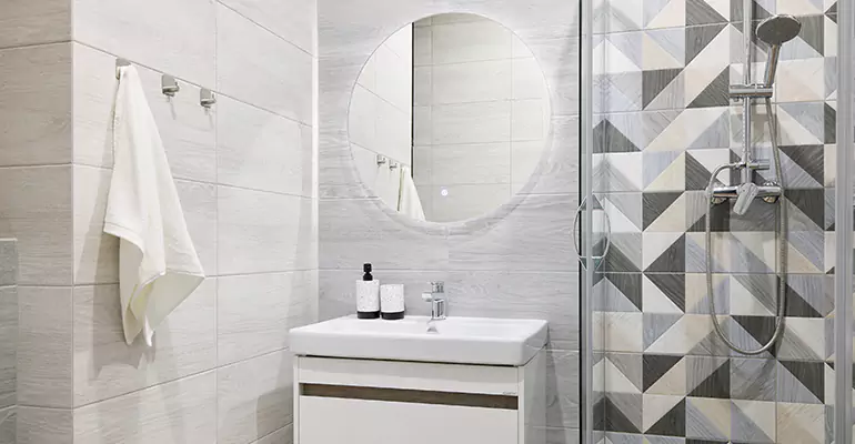 Small Master Bathroom Remodel in Benson